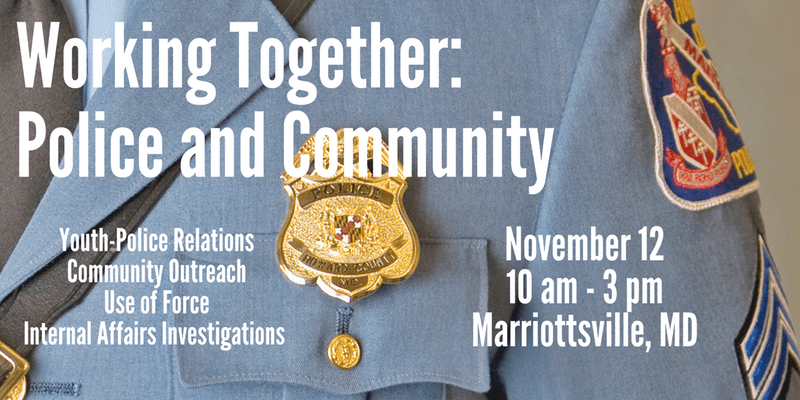 Working Together: Police and Community Event