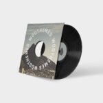 A record that is on top of a table.