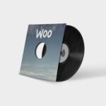 A record that is on top of a stand.
