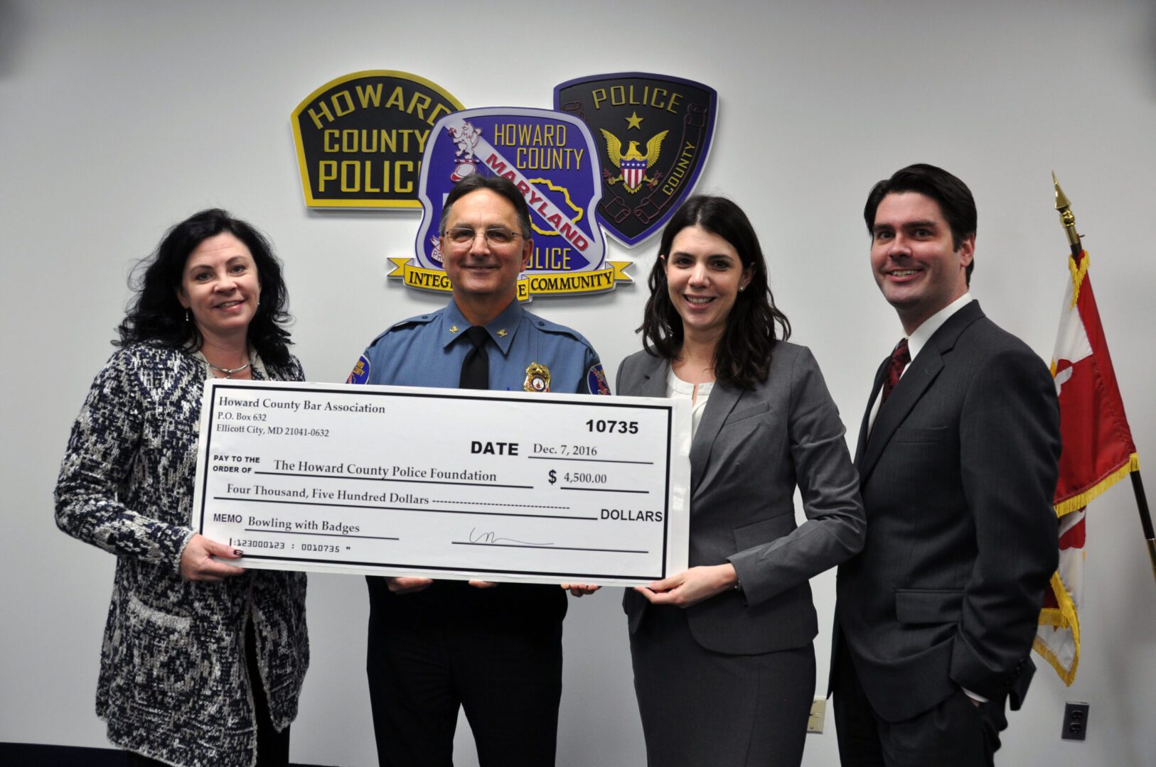 Bowling with Badges Check Presentation