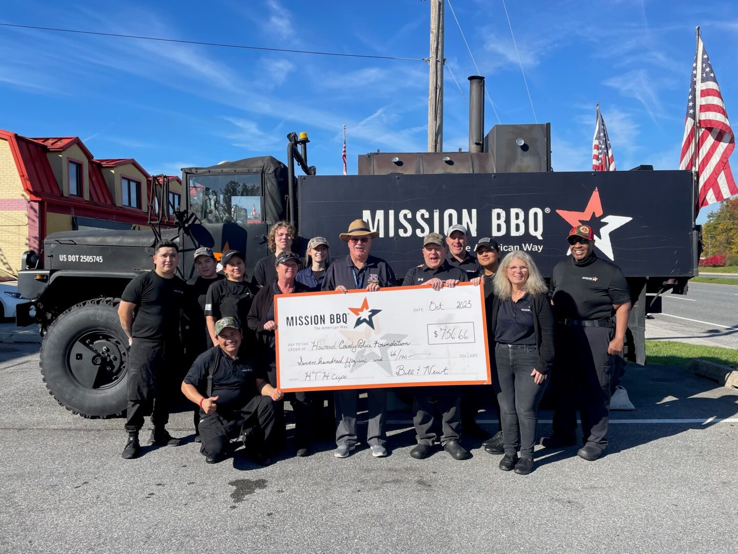 Mission BBQ – Ellicott City Presents HEORES Cup Proceeds to HCPF