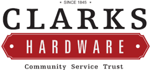 Clarks hardware logo.