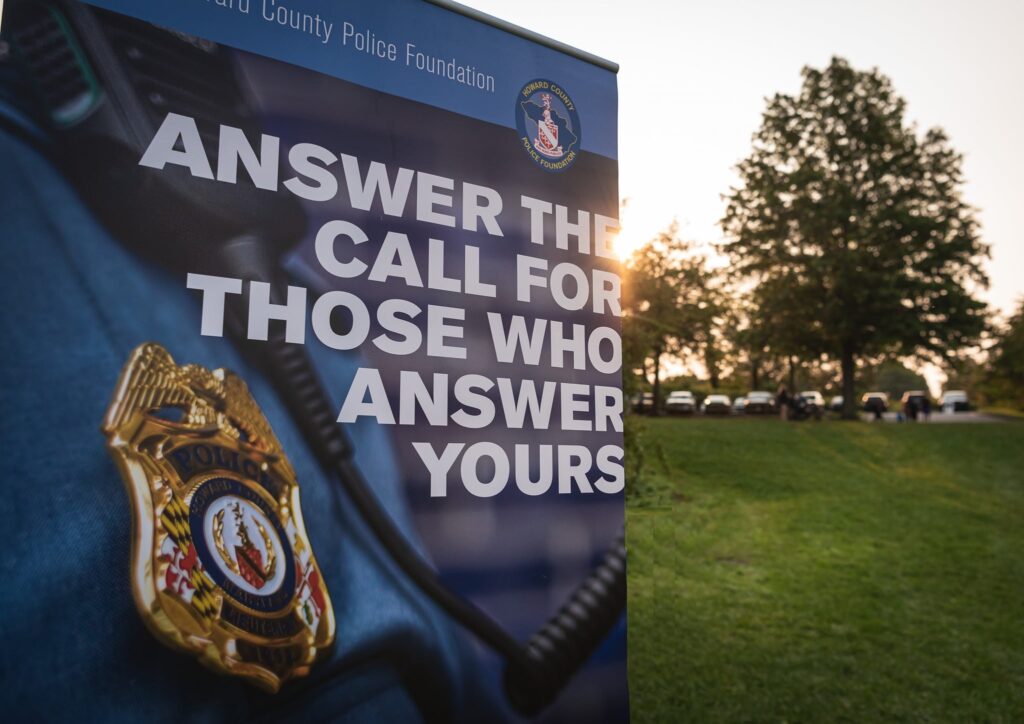 A sign that says " answer the call for those who answer yours ".