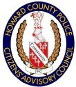 Howard County Police Foundation logo with citizens advisory council integration.